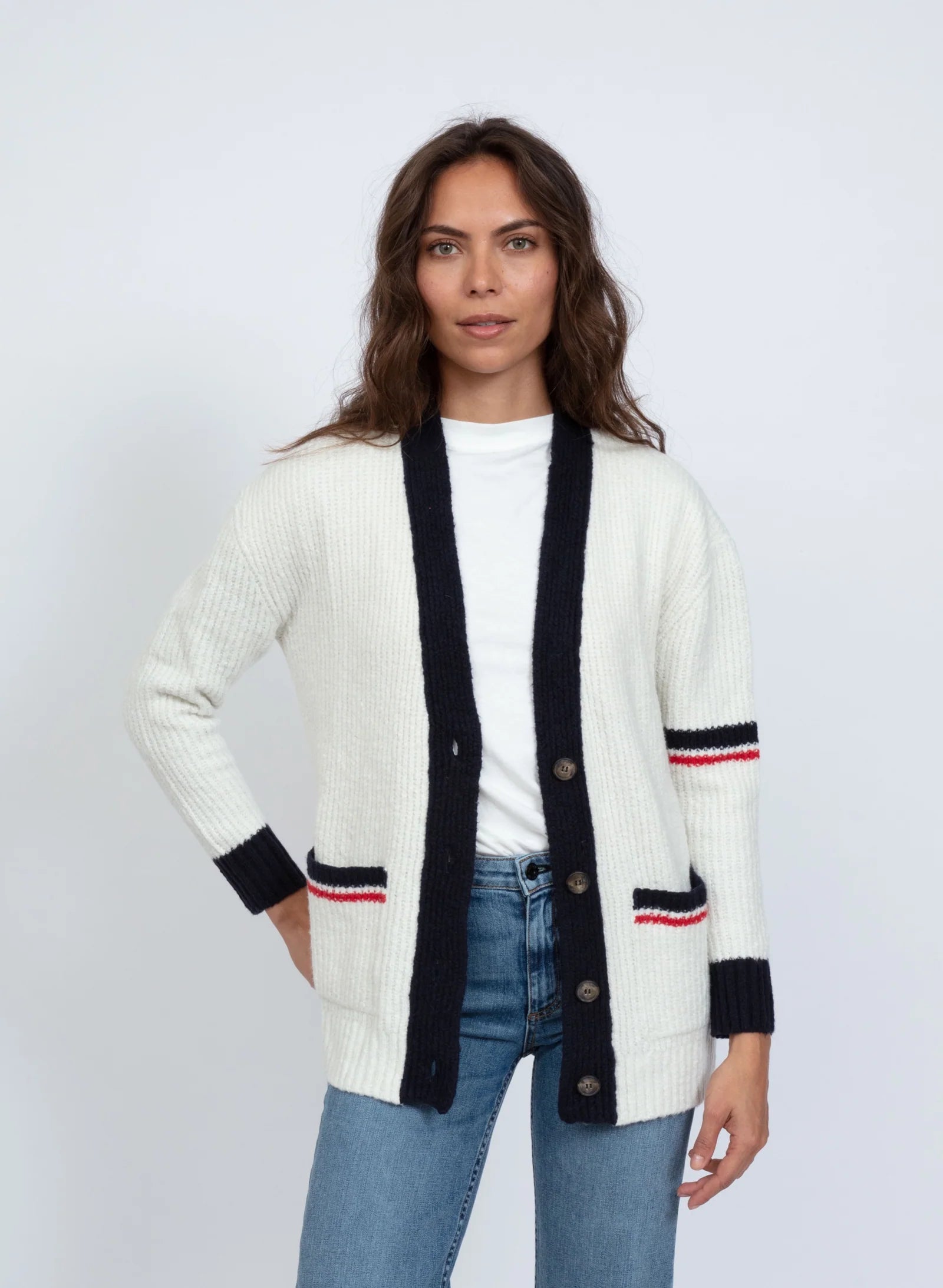 ASKK NY Varsity Cardigan Sweater 0006