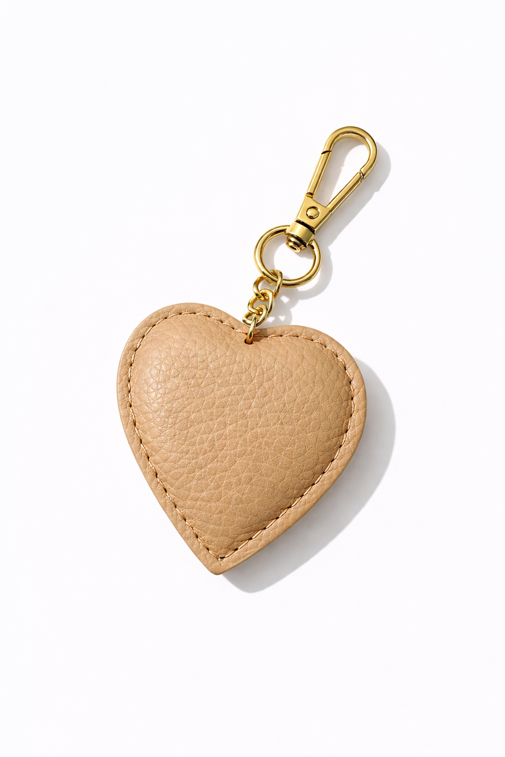 Italian Leather Collection Heart Keychain CPIVP05