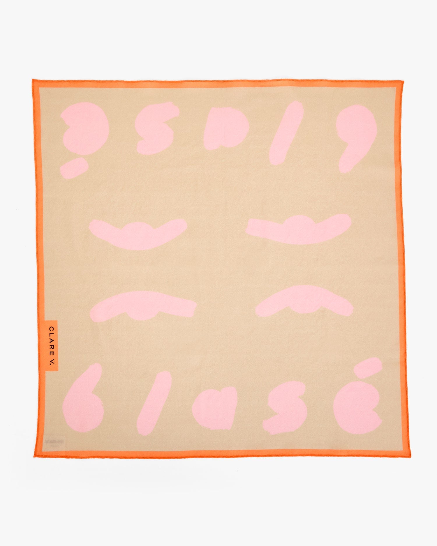 Clare V. Bandana Khaki Blase Eyes CVC1000263