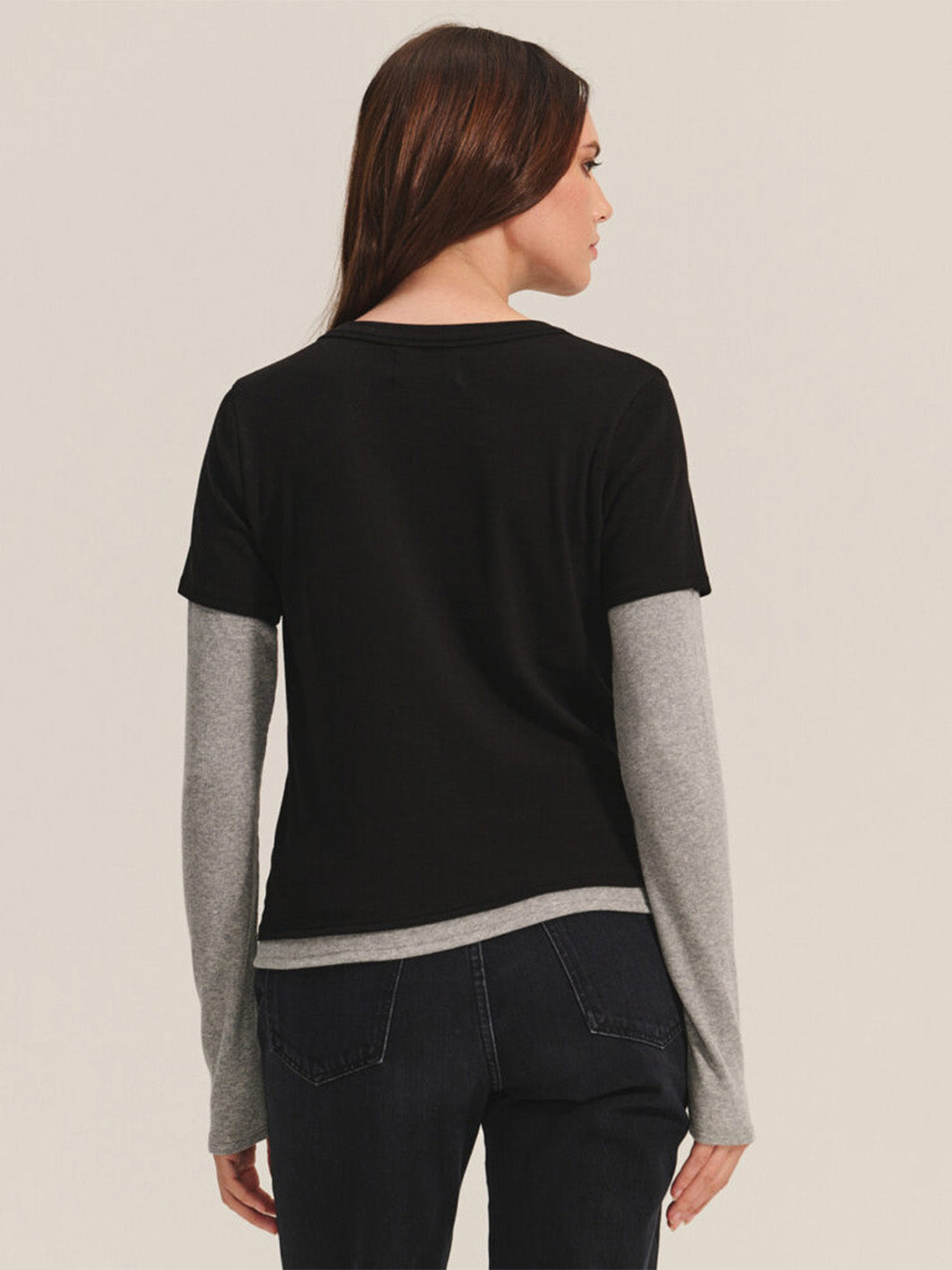 Velvet Bronson Long Sleeve Crew Neck Top