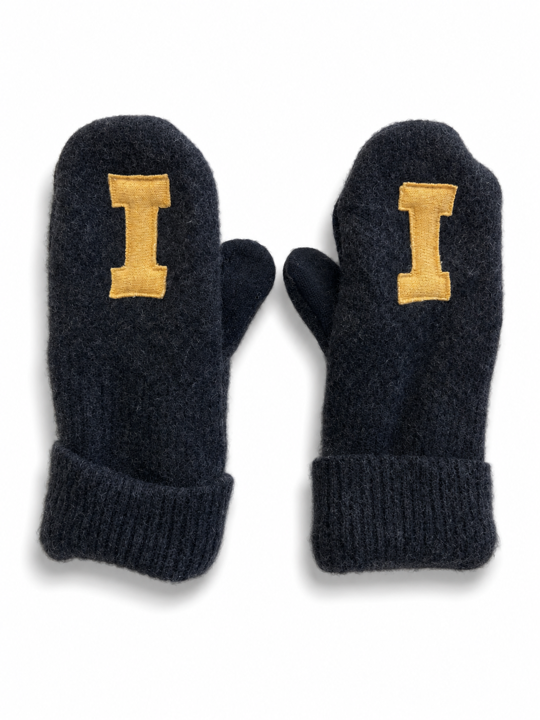 Catherine's Game Day "I" Embroidered Handmade Mittens