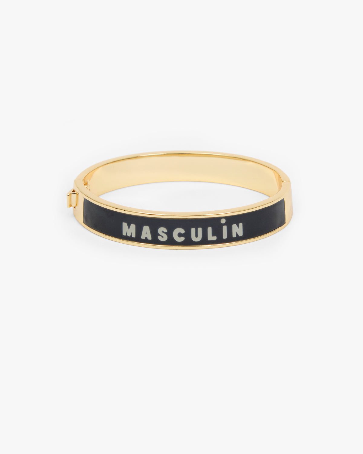 Clare V. Le Bangle - Masculin Feminin, 10mm in Cream/Black