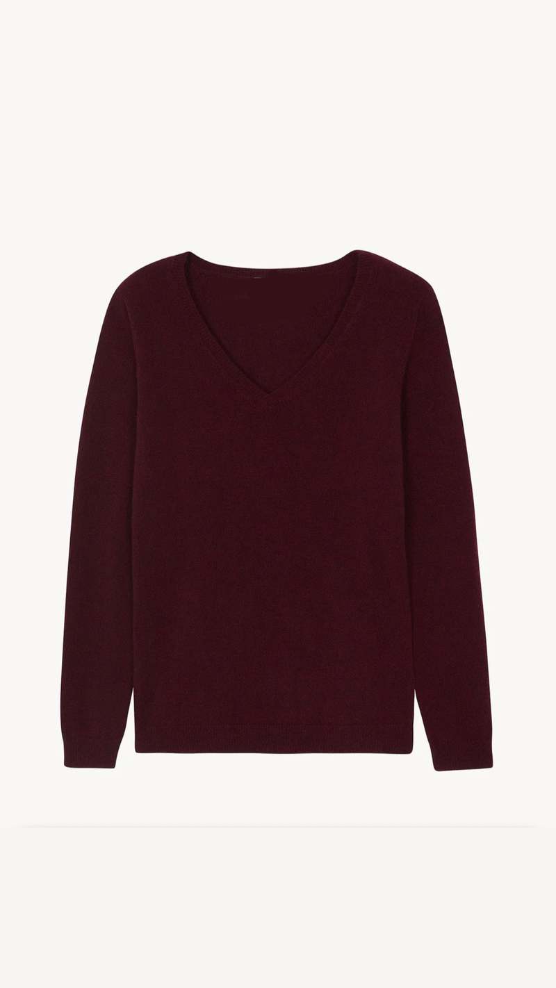 White & Warren Cashmere V-Neck 21086