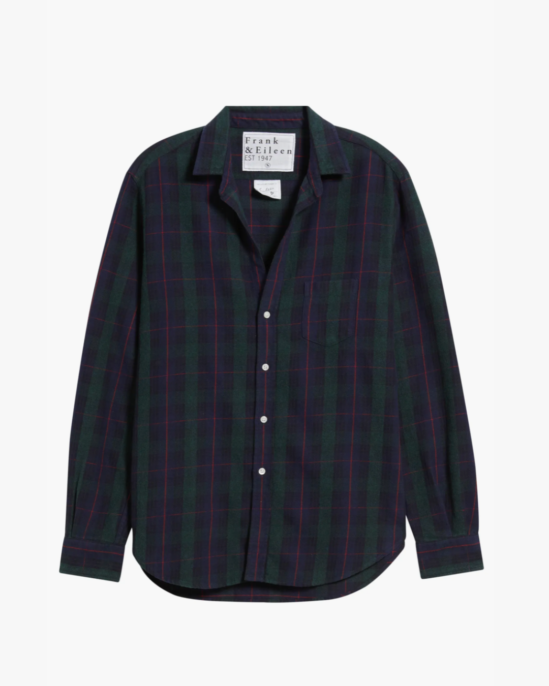 Frank and Eileen Eileen Relaxed Button-Up Shirt in Plaid Flannel