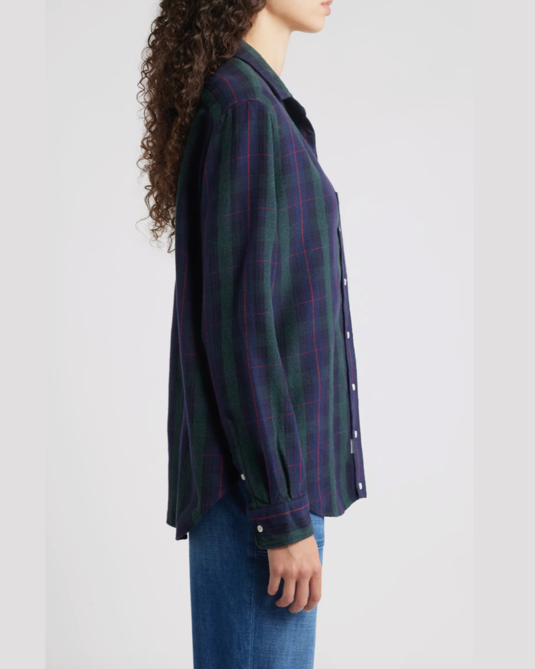 Frank and Eileen Eileen Relaxed Button-Up Shirt in Plaid Flannel