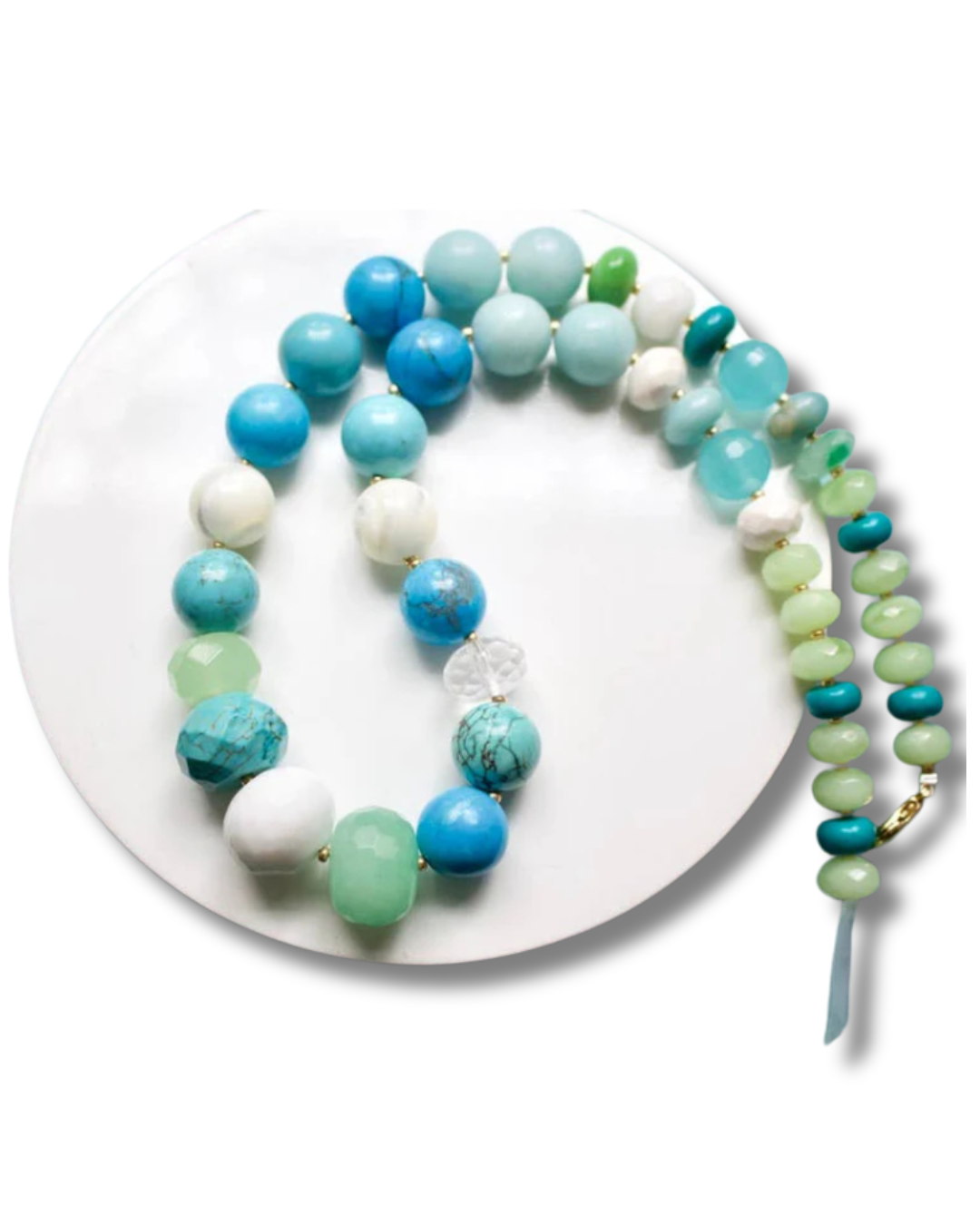 a.v. max Chunky Colorful Semi-Precious Necklace 5668N