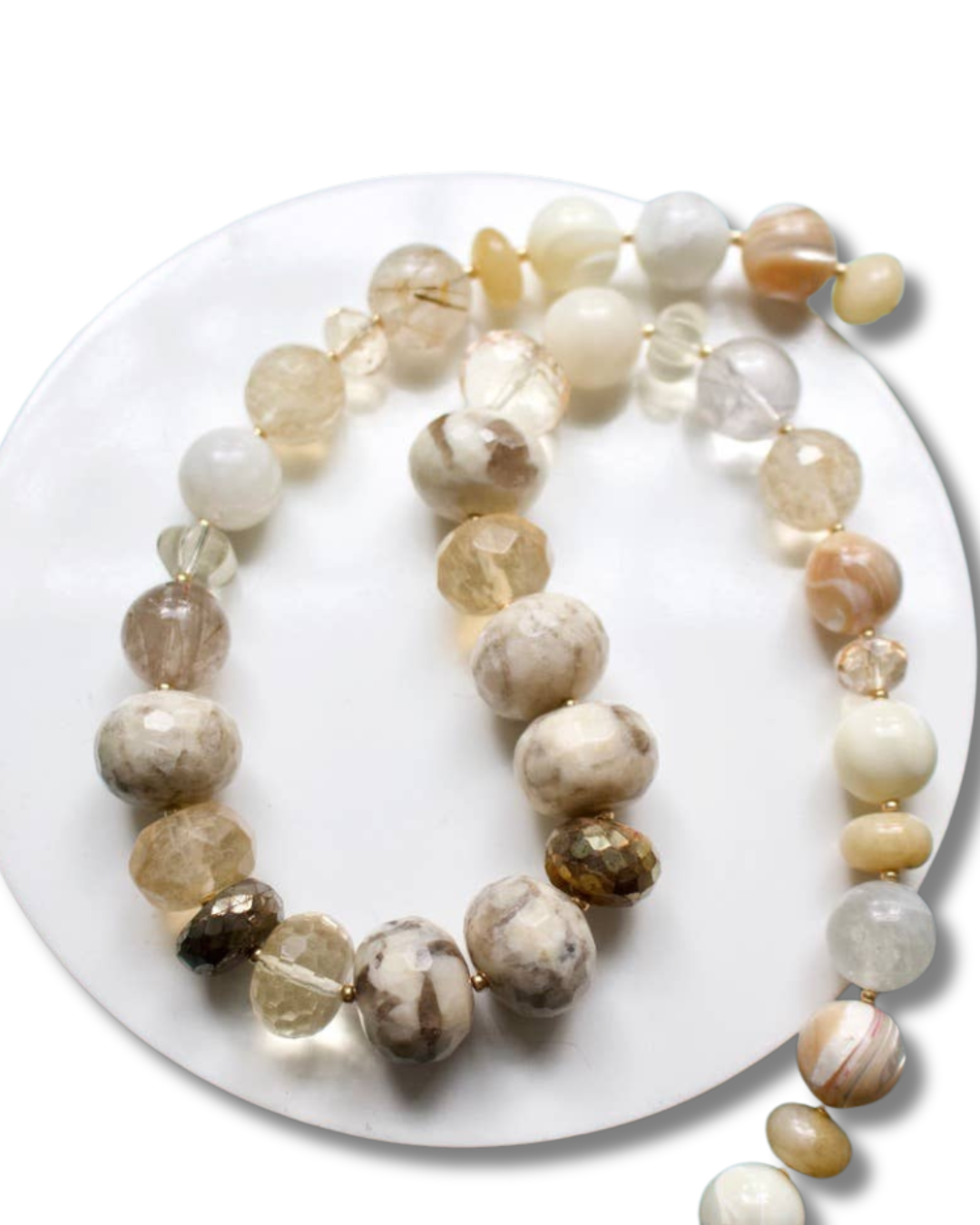 a.v. max Chunky Colorful Semi-Precious Necklace 5668N