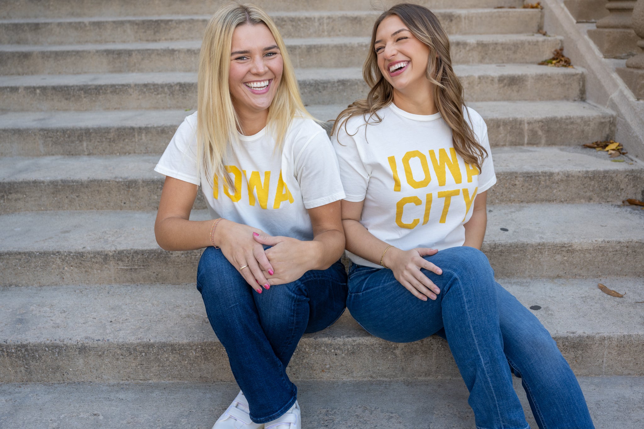 Retro Brand Collegiate Full Length Iowa Tee