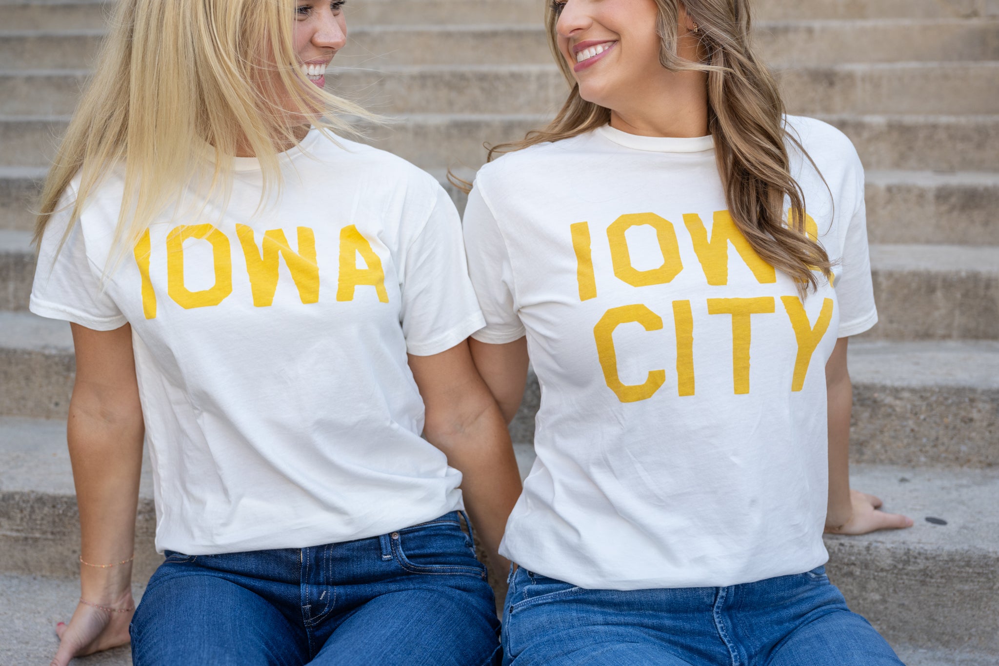 Retro Brand Collegiate Full Length Iowa Tee