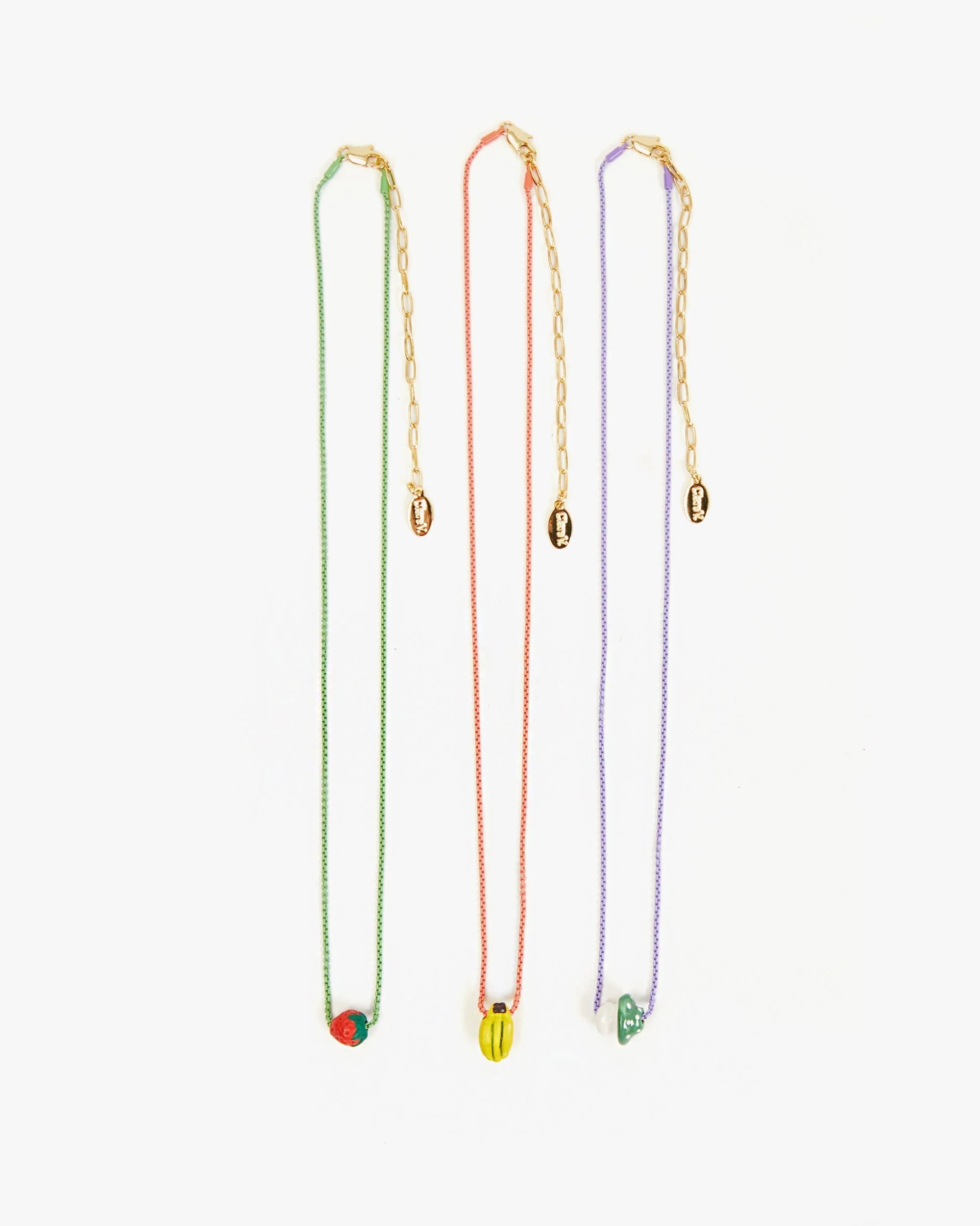 Clare V. Ceramic Bead Necklace Set JW-NC-NL-100140