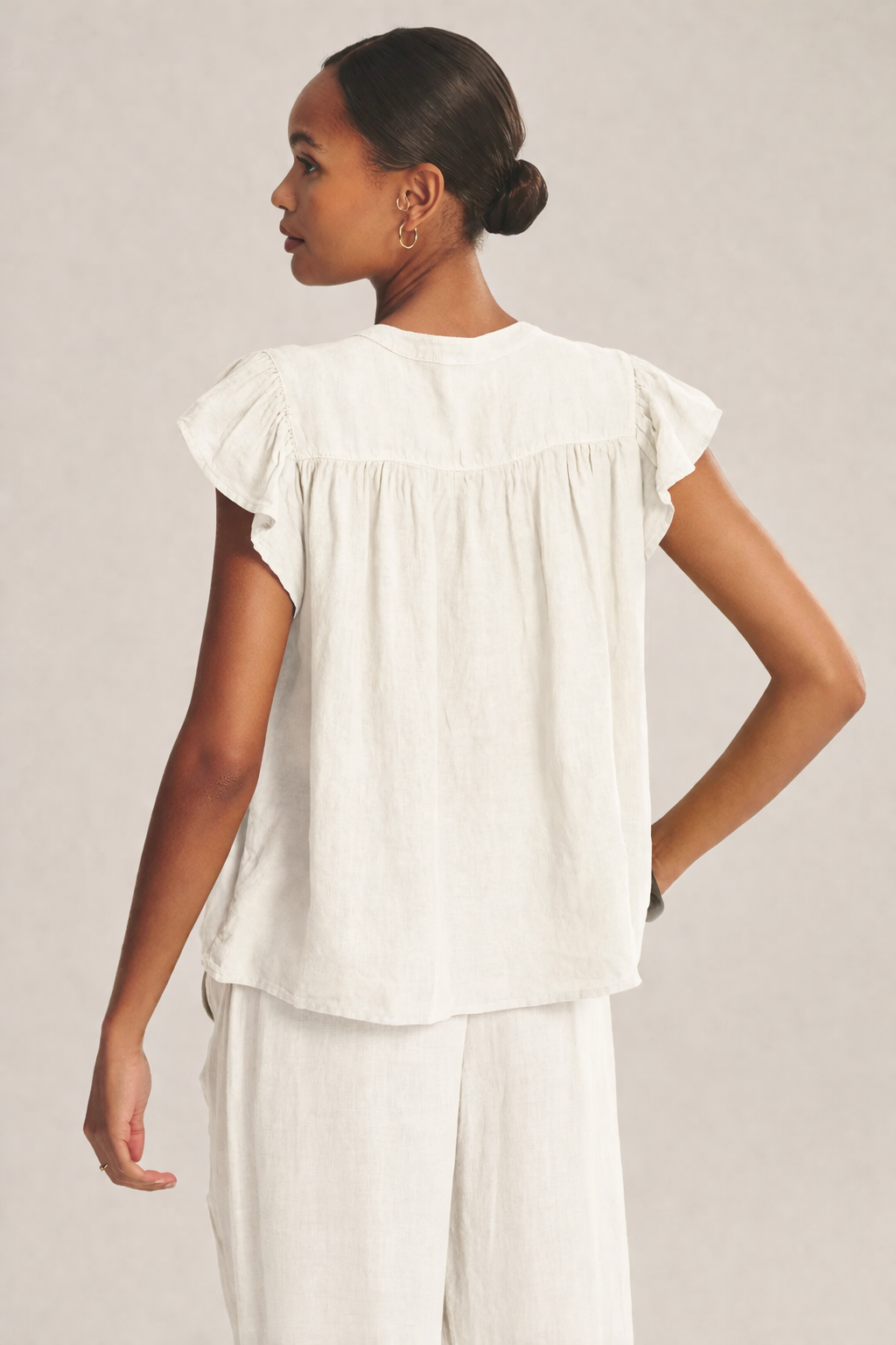 Velvet Janey Linen Top