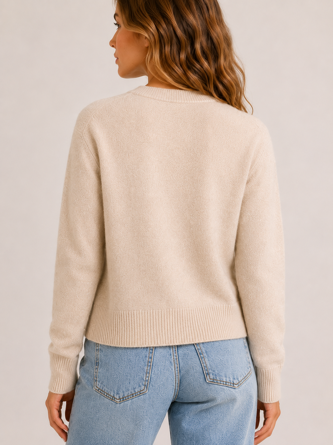 White + Warren Cashmere Crew 21085