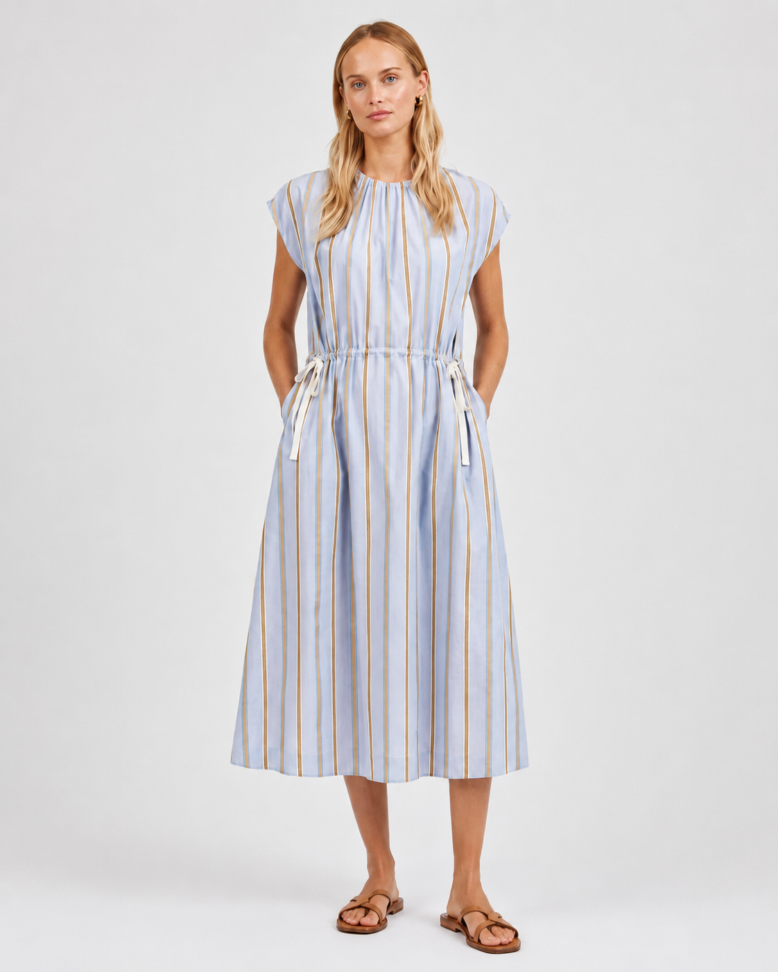 A.Ren Bryce Midi Cotton Dress