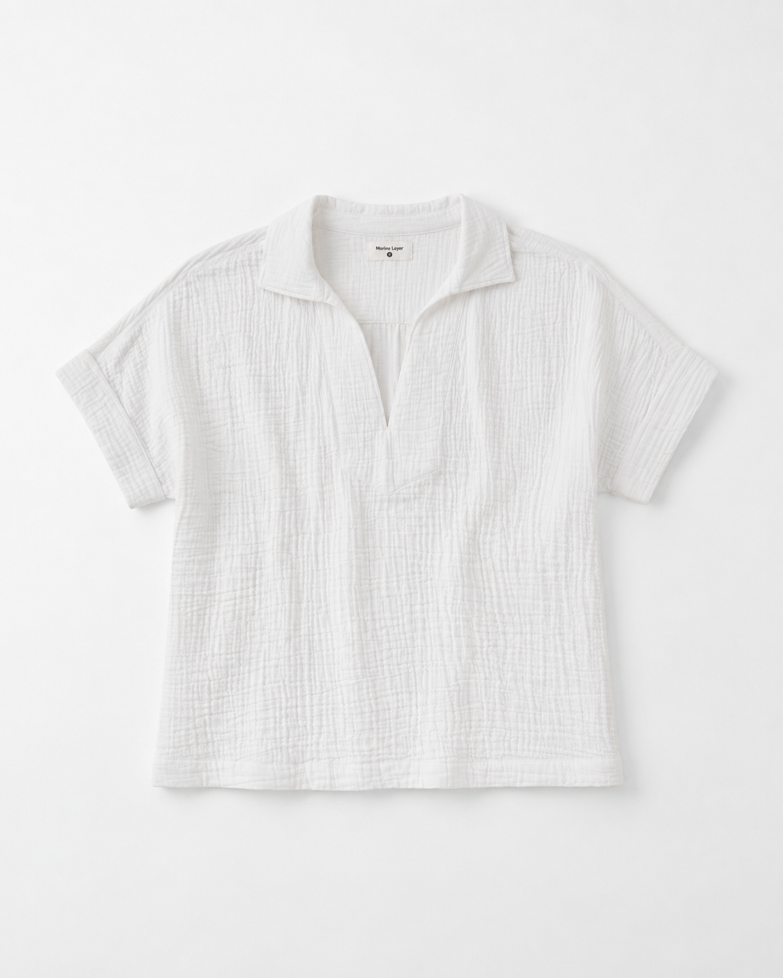 Faherty Dune Cotton Gauze Zoe Top