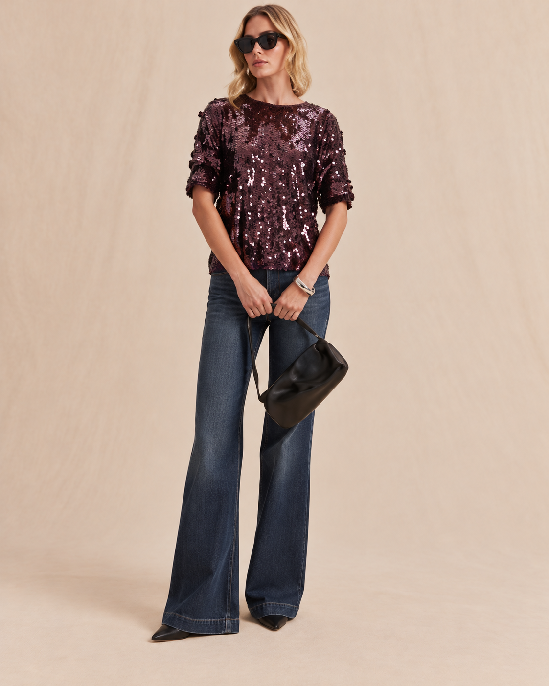 Splendid Breland Sequin Top RF6W050