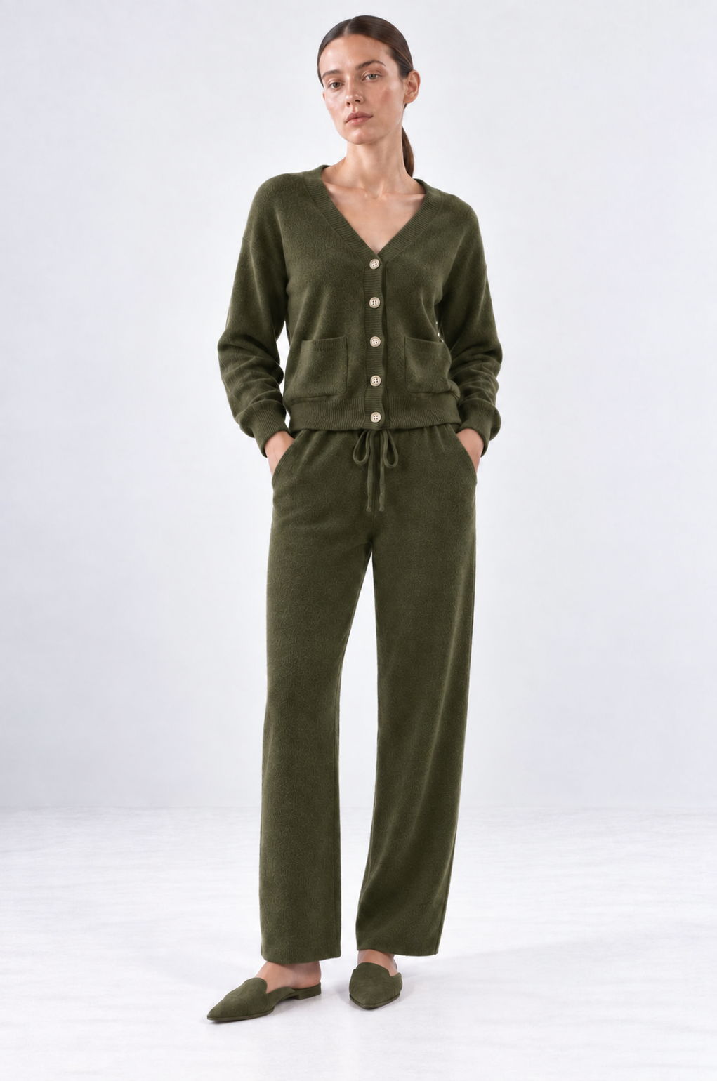 Minnie Rose Cashmere Wide Leg Jogger 99249