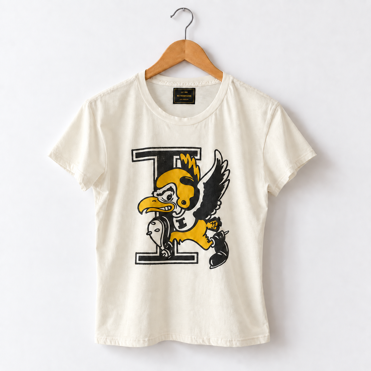 Retro Brand "Herky + Big I" Womens Fit Tee Shirt