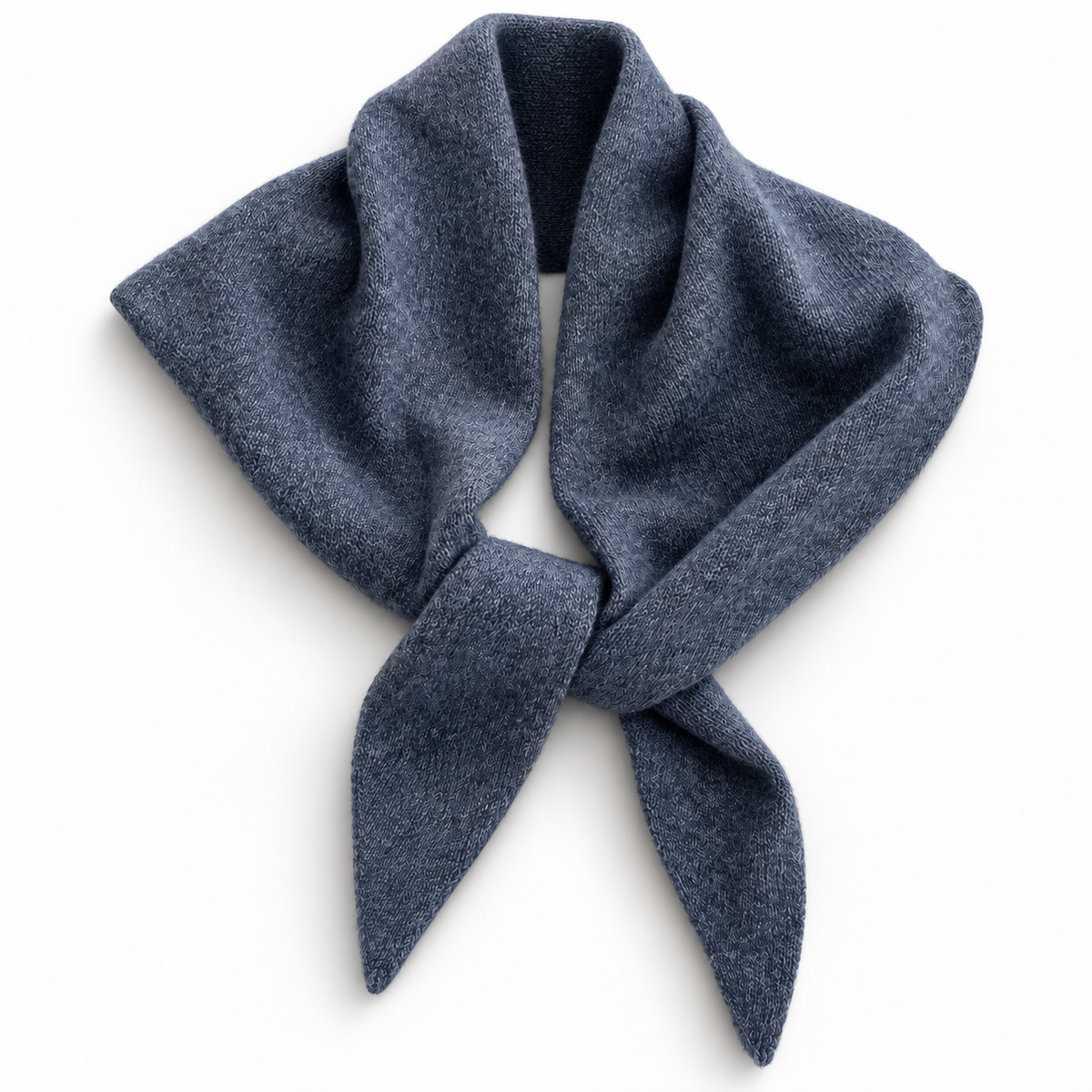Catherine's Solid Knit Triangle Scarf D202