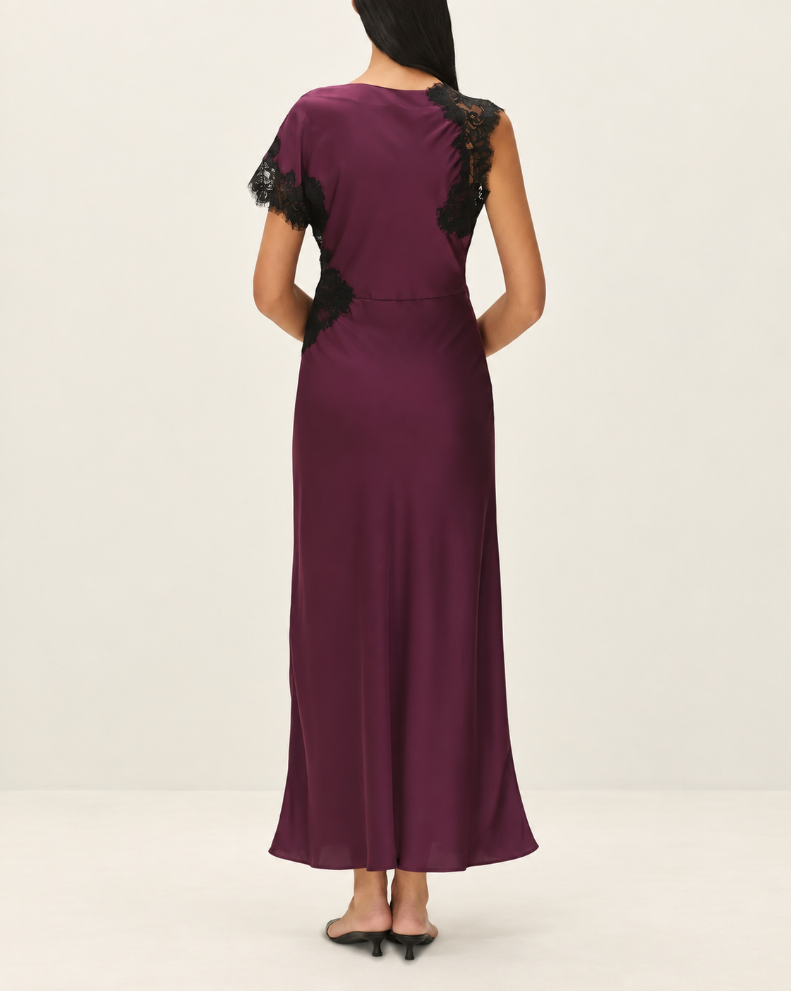 Elodie Maris Dress Lace and Satin Dress
