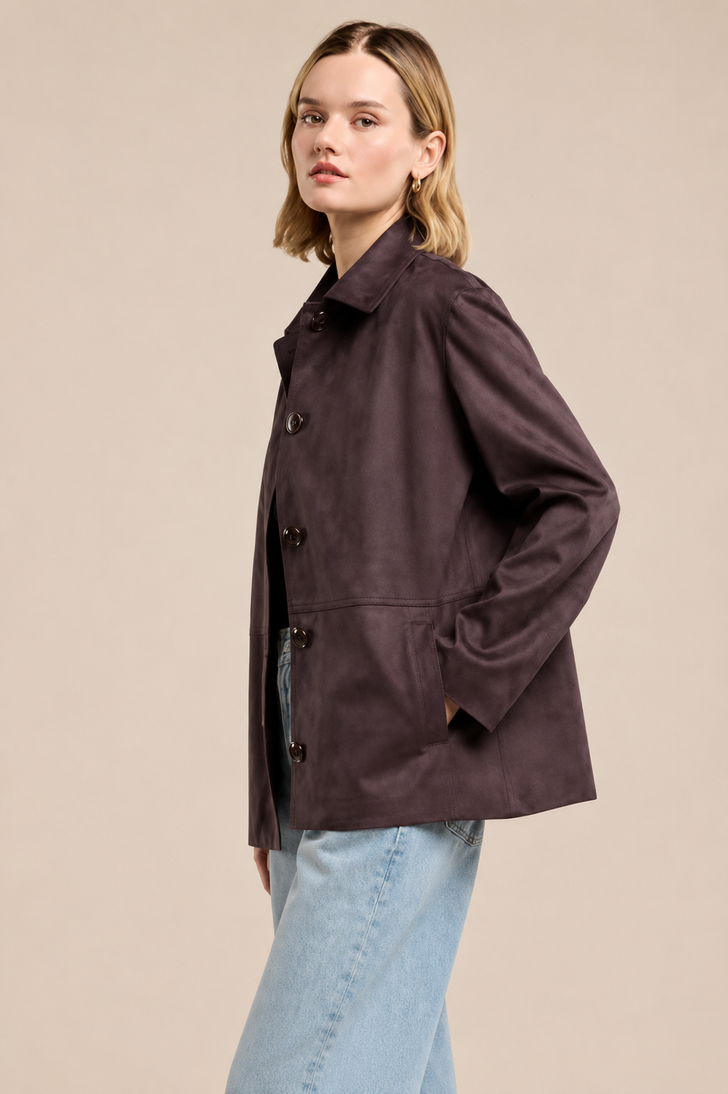 Velvet Wendolyn Faux Suede Jacket
