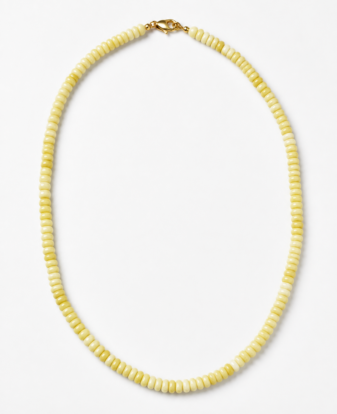 Anokhi Green Butter Yellow Opal Necklace NKB111