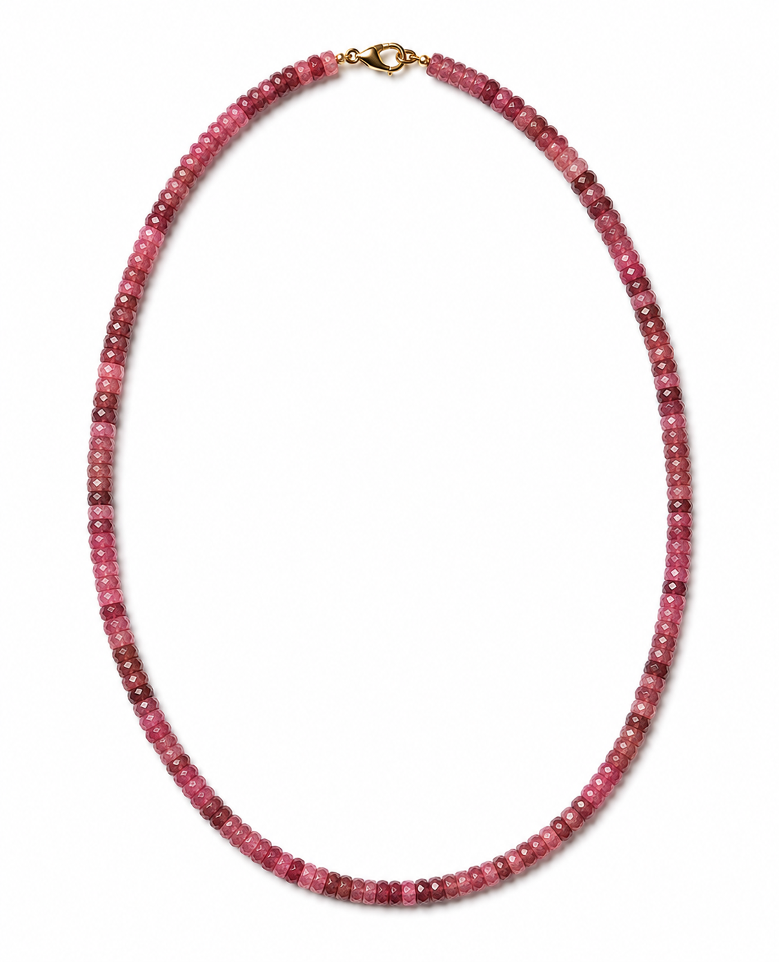Anokhi Green Pink Tourmaline Ombre Necklace NKB137C