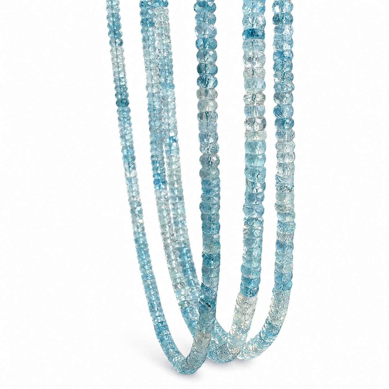 Anokhi Green Ombre Aquamarine Necklace NKB125