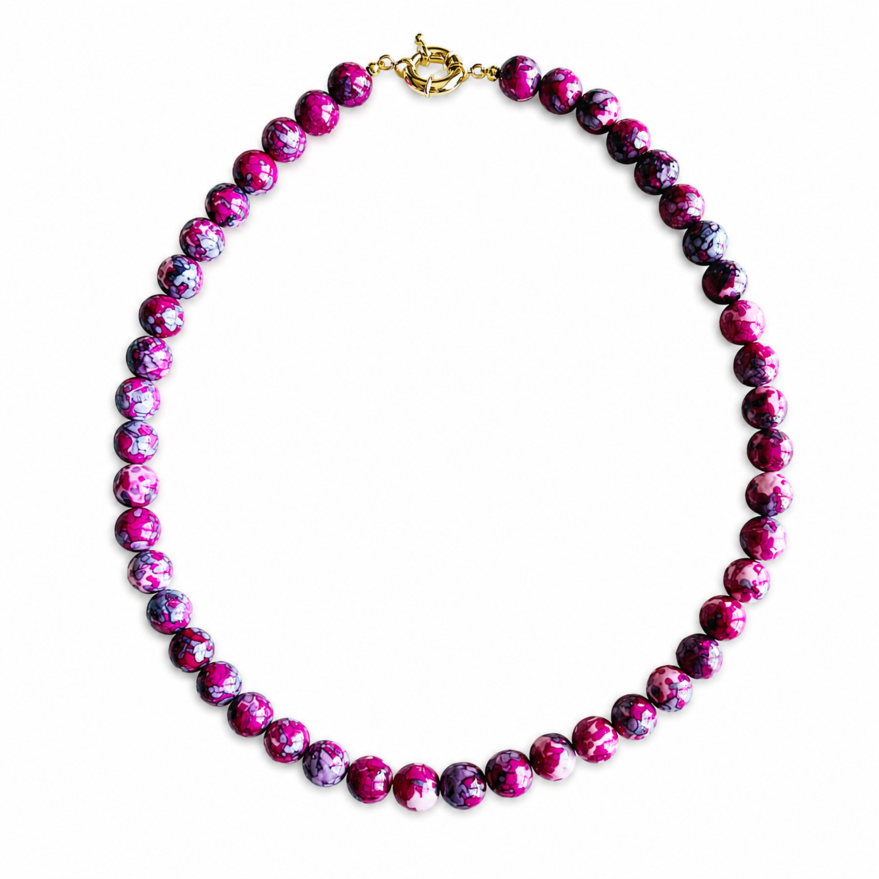 Market and King Gumball Gemstone Necklace