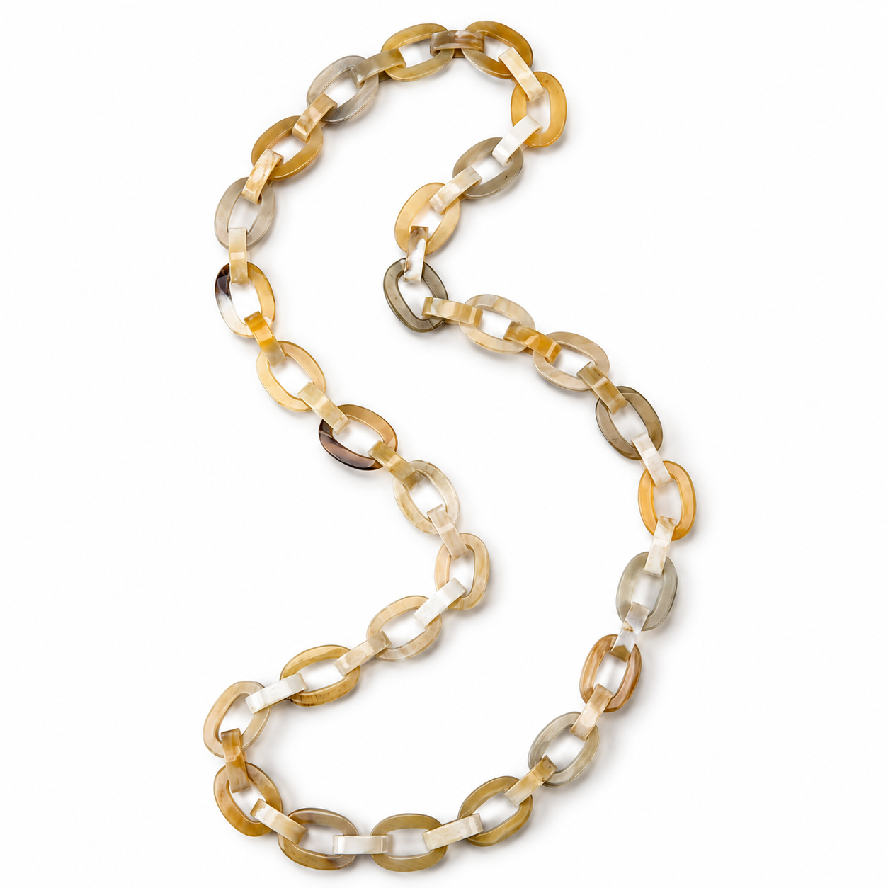 VIVO Buffalo Horn Link Necklace