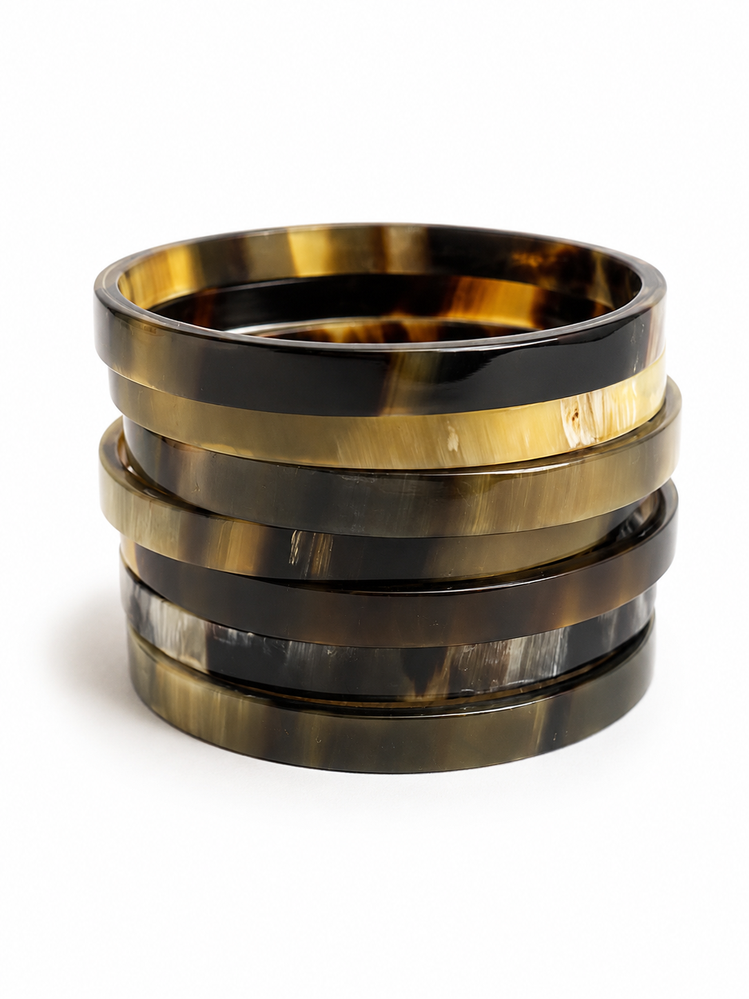 VIVO Natural Horn Bangle Set of 7 CTB103