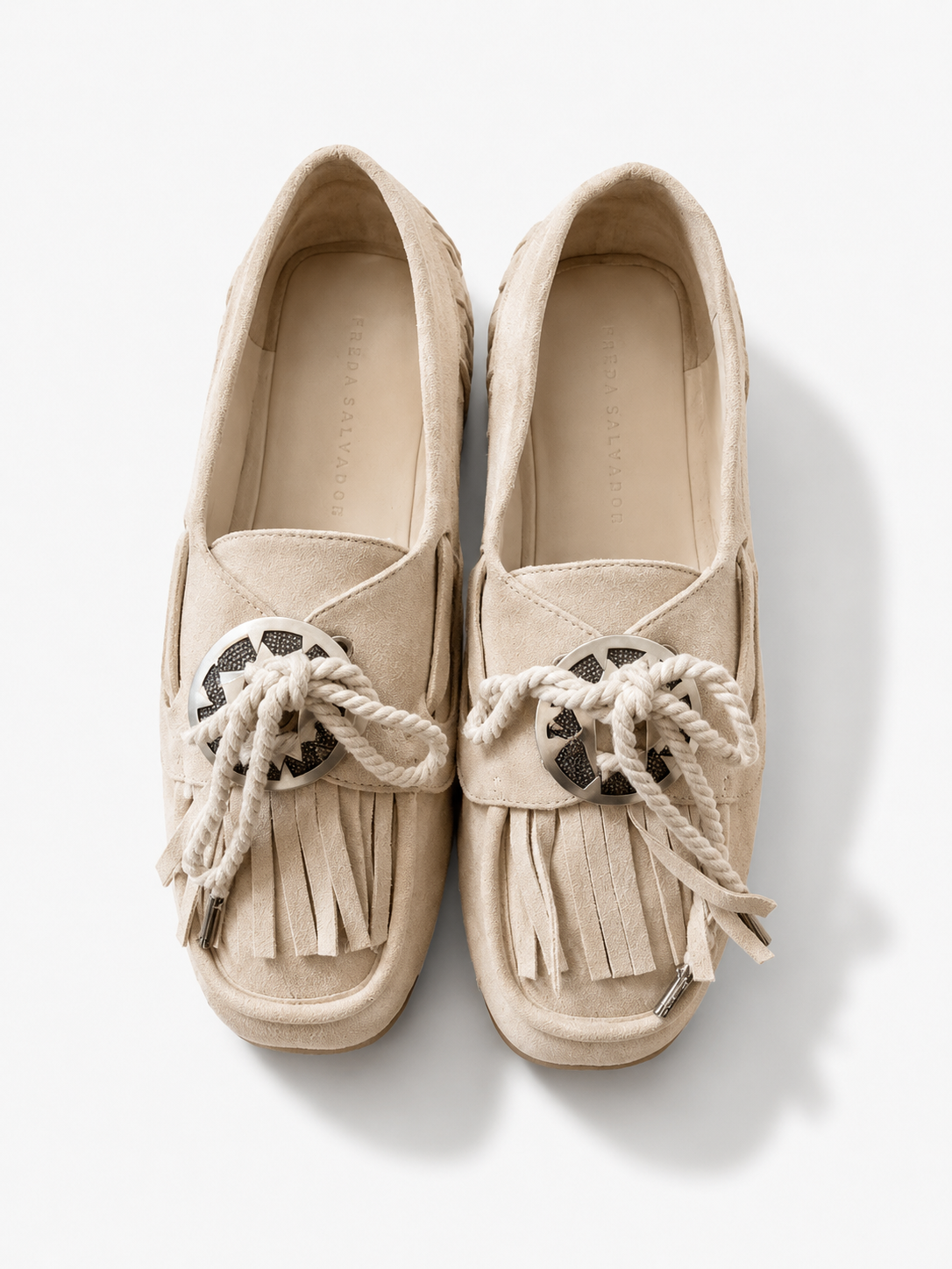 Freda Salvador Romona Fringe Driving Loafer