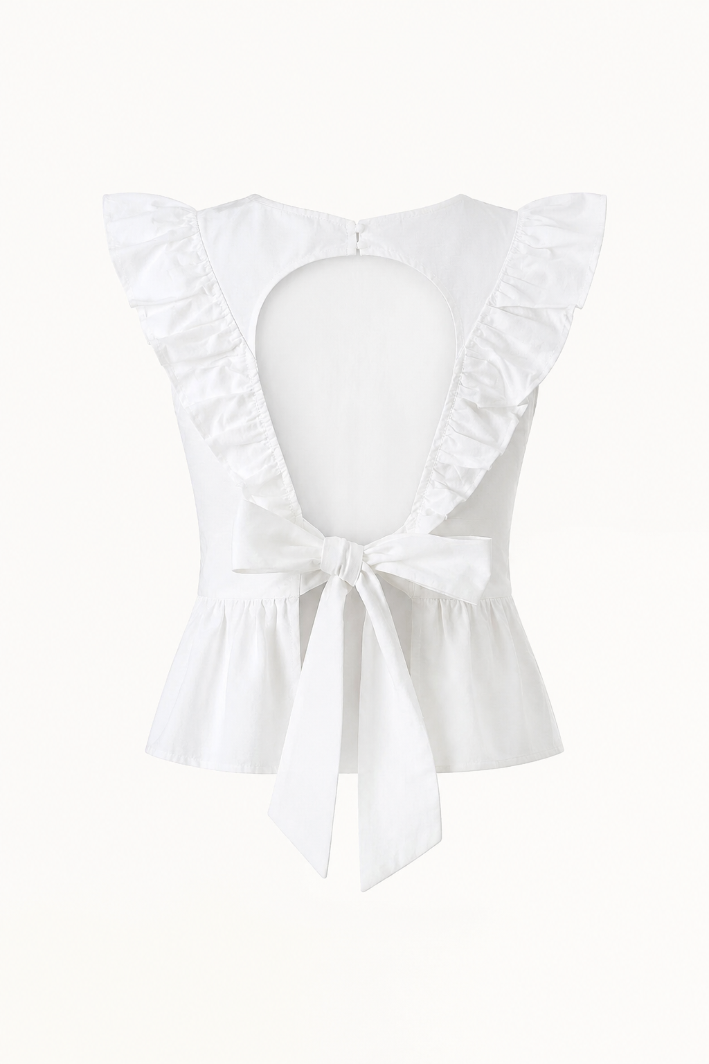 Flying Tomato Solid Woven Top FT1815B-A