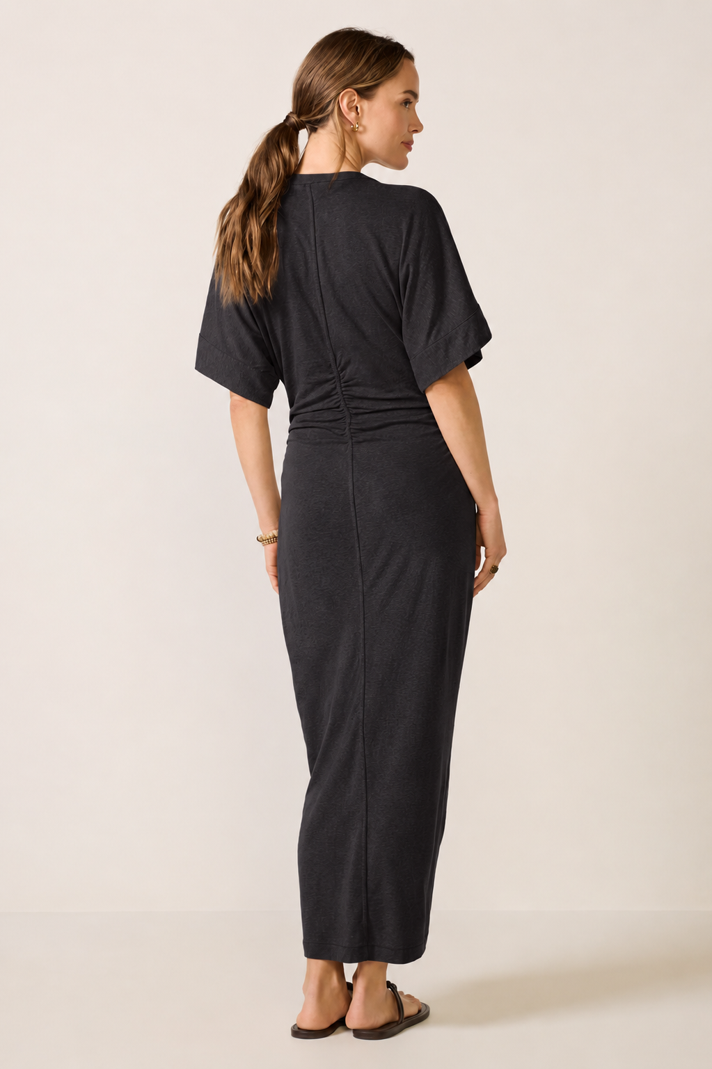 Faherty Cotton Hemp Knit Maxi Dress