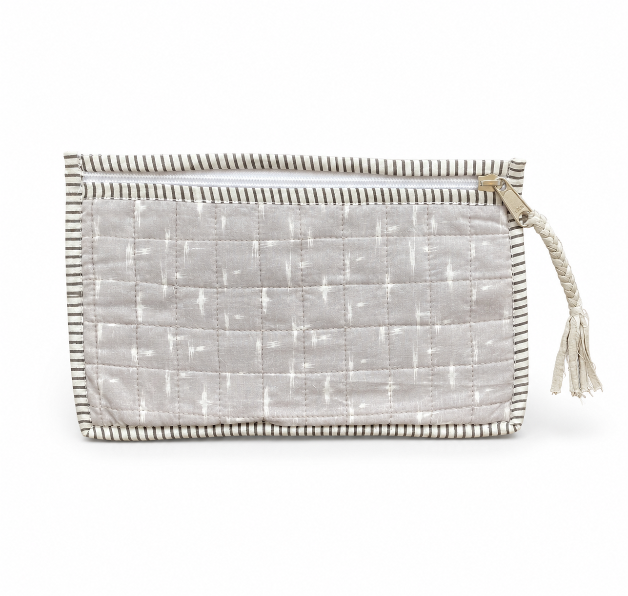 By The Sea Organics Blockprint Beauty Pouch