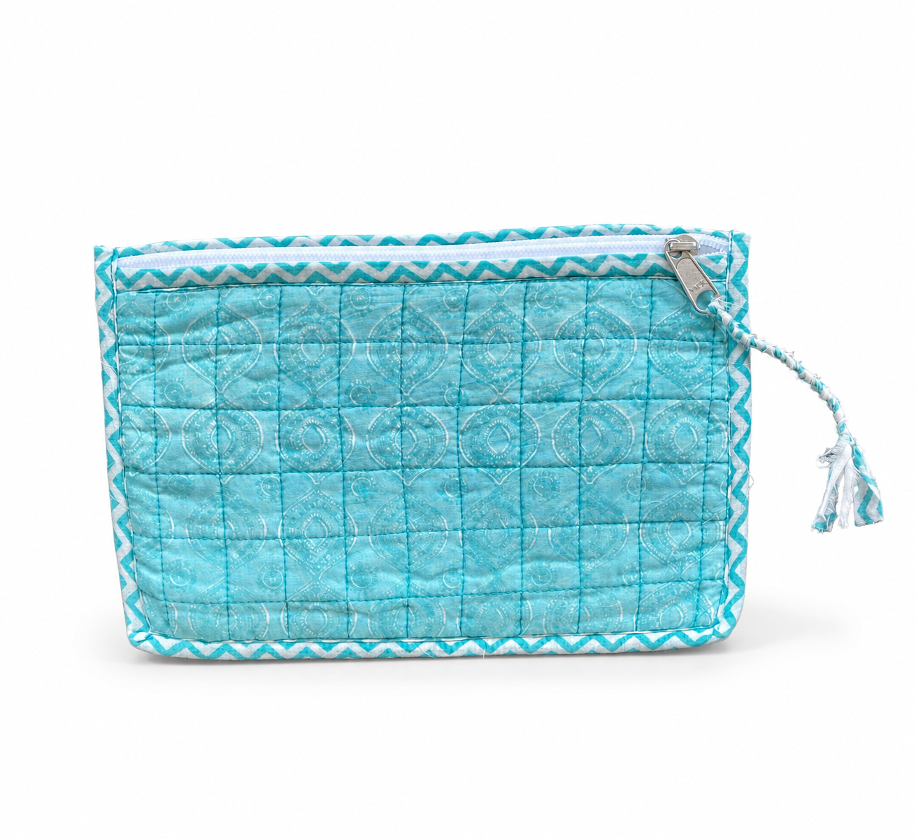 By The Sea Organics Blockprint Beauty Pouch
