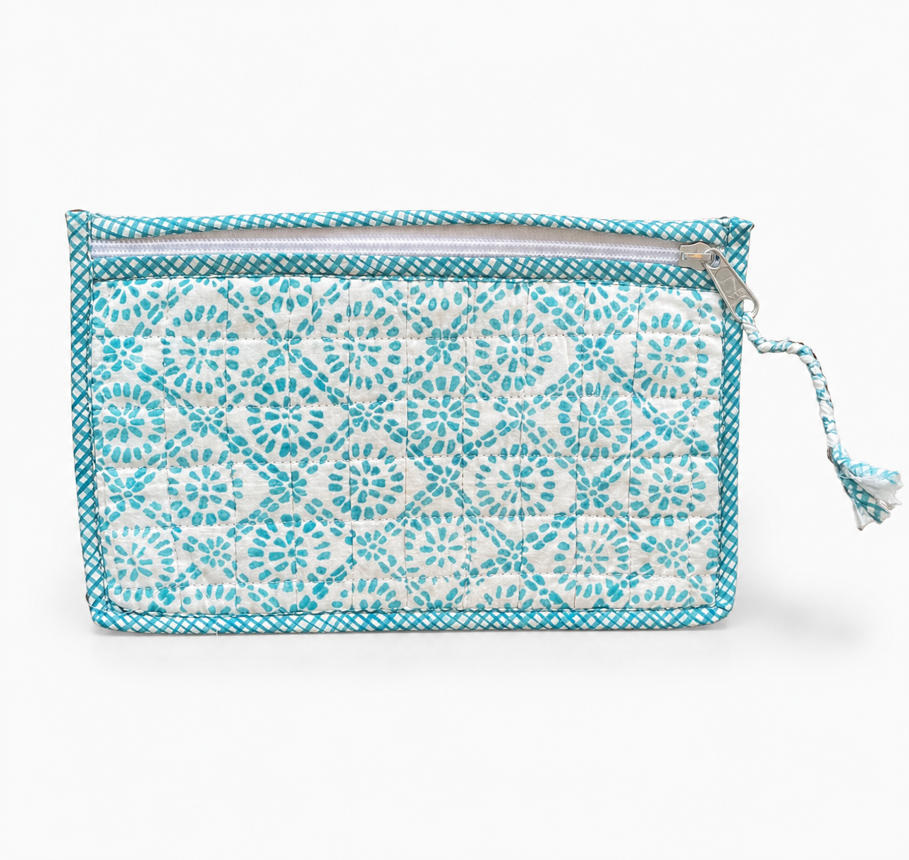 By The Sea Organics Blockprint Beauty Pouch