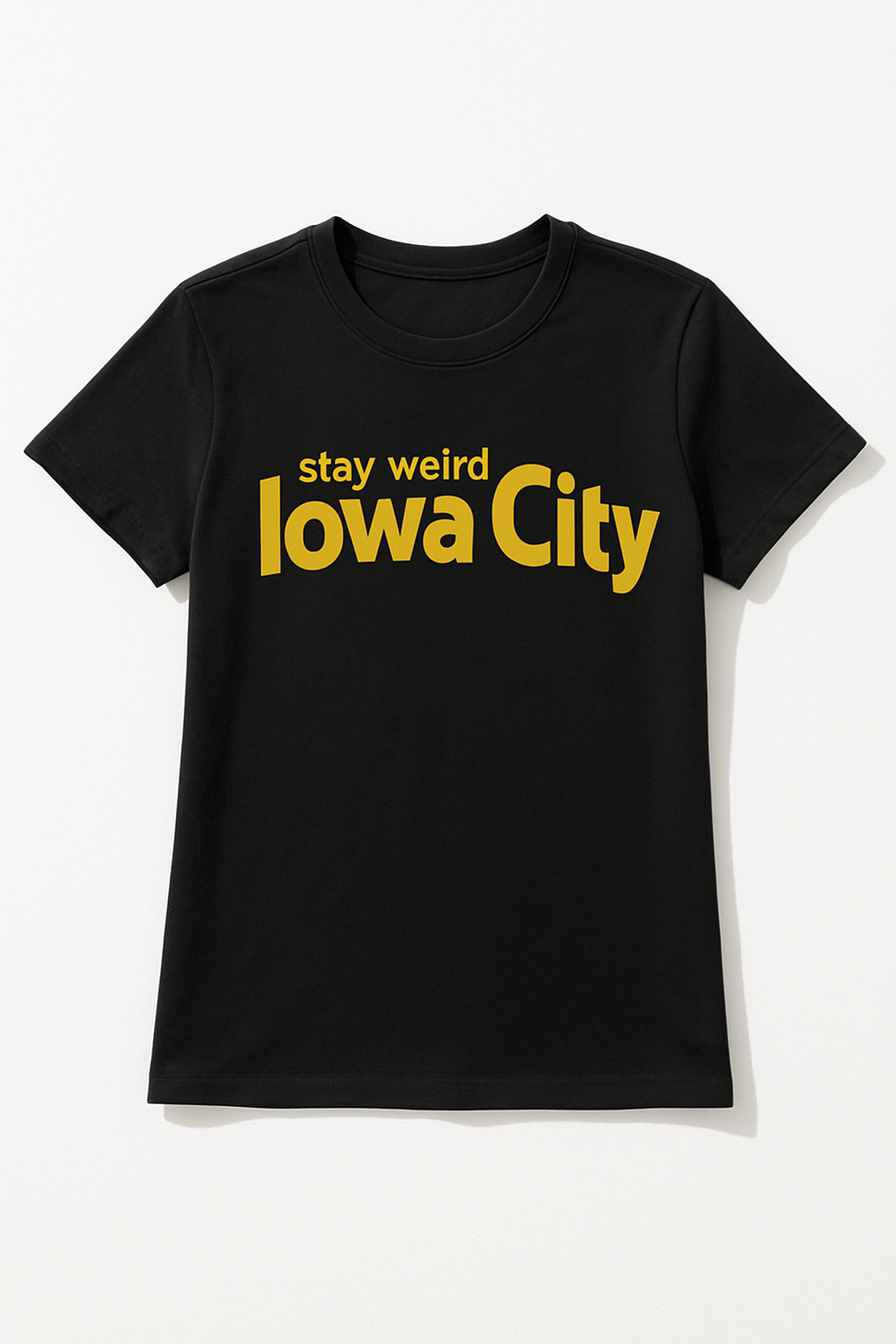 Retro Brand Stay Weird Iowa City Tee