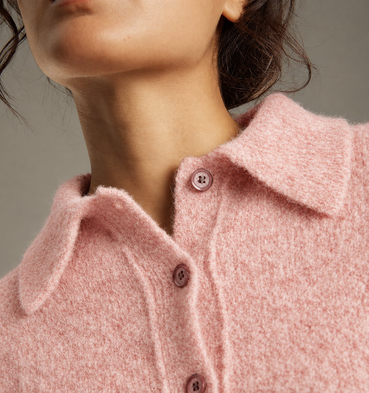 Chie Mihara Kiss Alpaca Polo Sweater