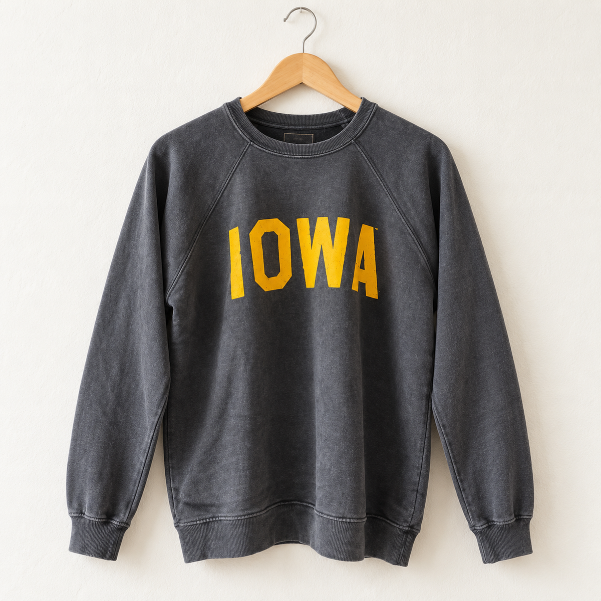 Retro Brand Vintage "Classic IOWA" Full Length Collegiate Sweatshirt
