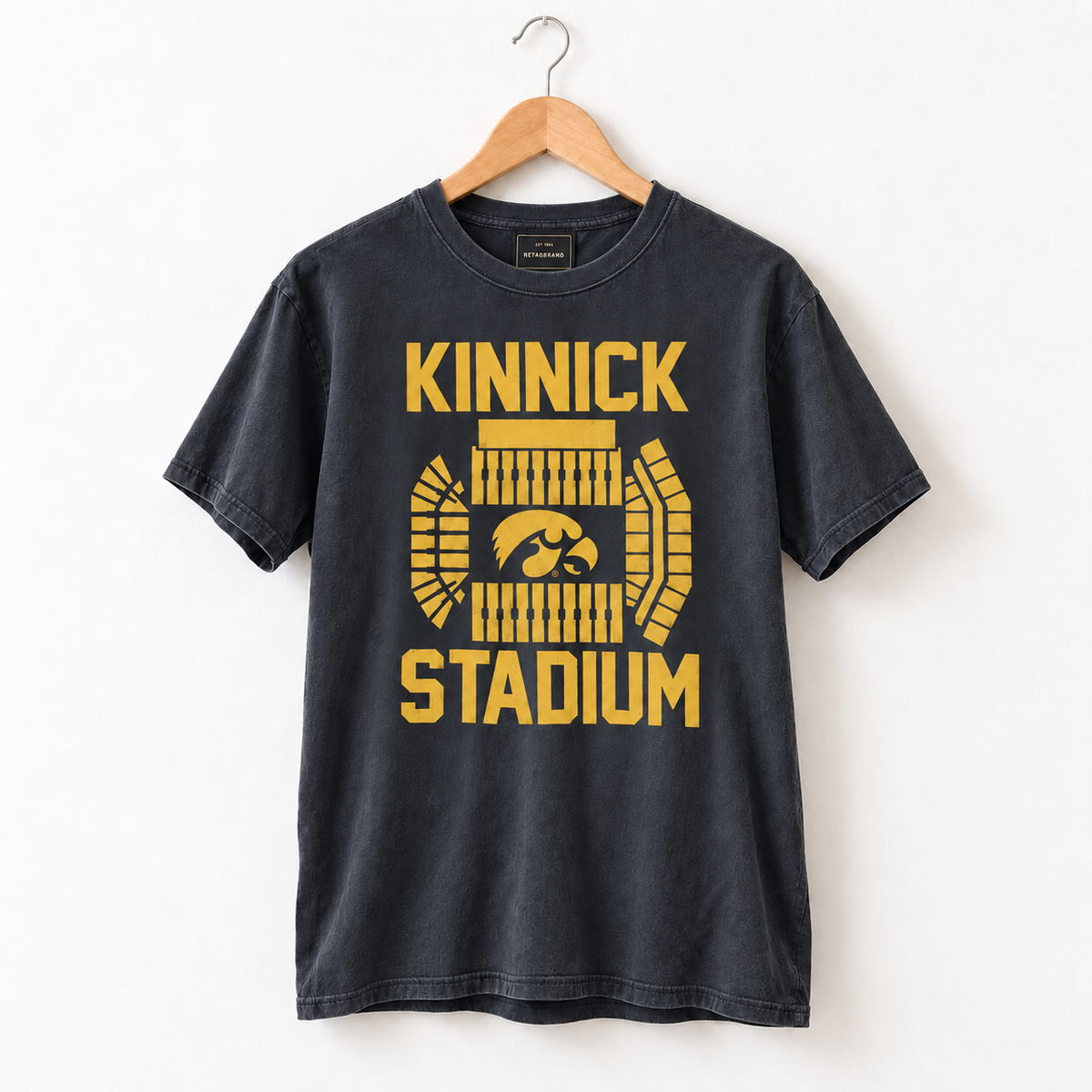 Retro Brand Black Label Exclusive Iowa " Kinnick" Unisex Tee