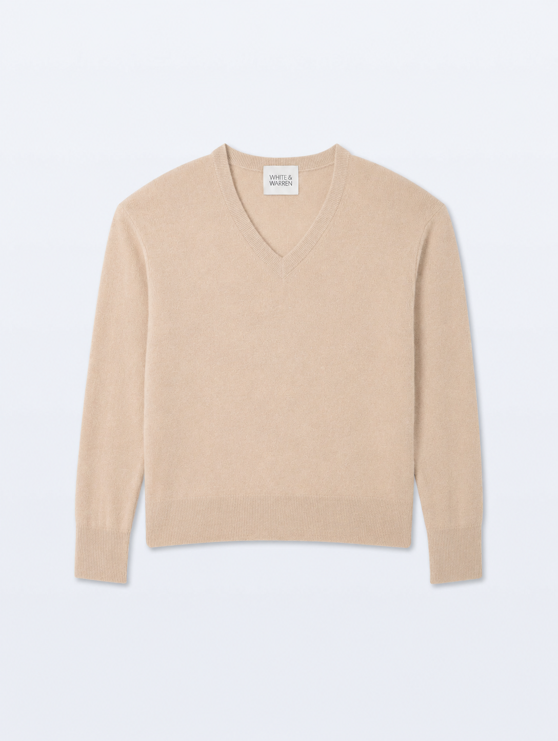 White + Warren Cashmere V Neck 21086