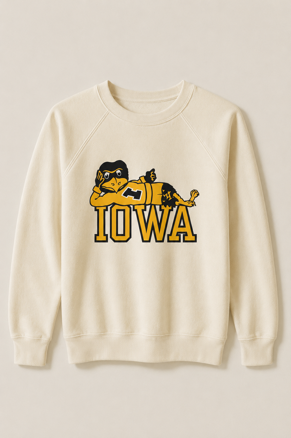 Retro Brand Herky Vintage Iowa Hawkeyes Sweatshirt "Chill Herky"