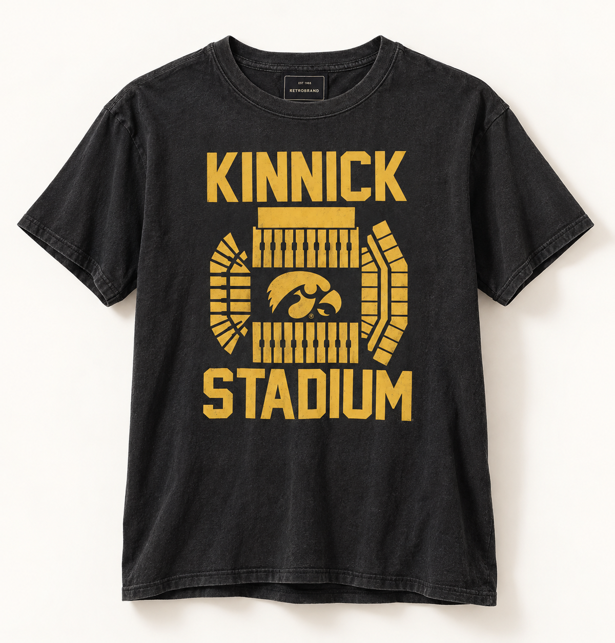 Retro Brand Black Label Exclusive Iowa " Kinnick" Tee