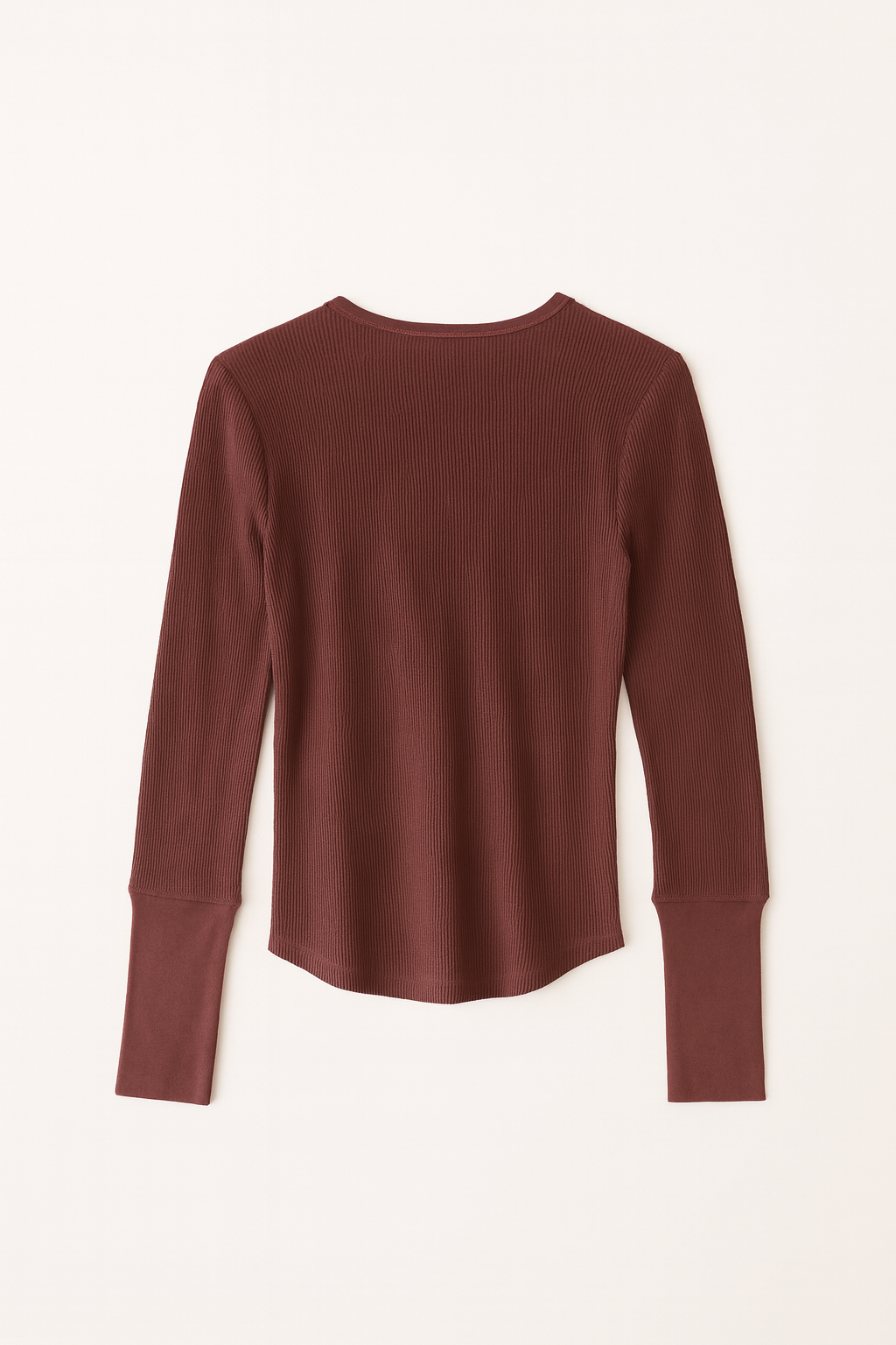 Splendid Thermal Forever Henley Dark Plum RF8K630