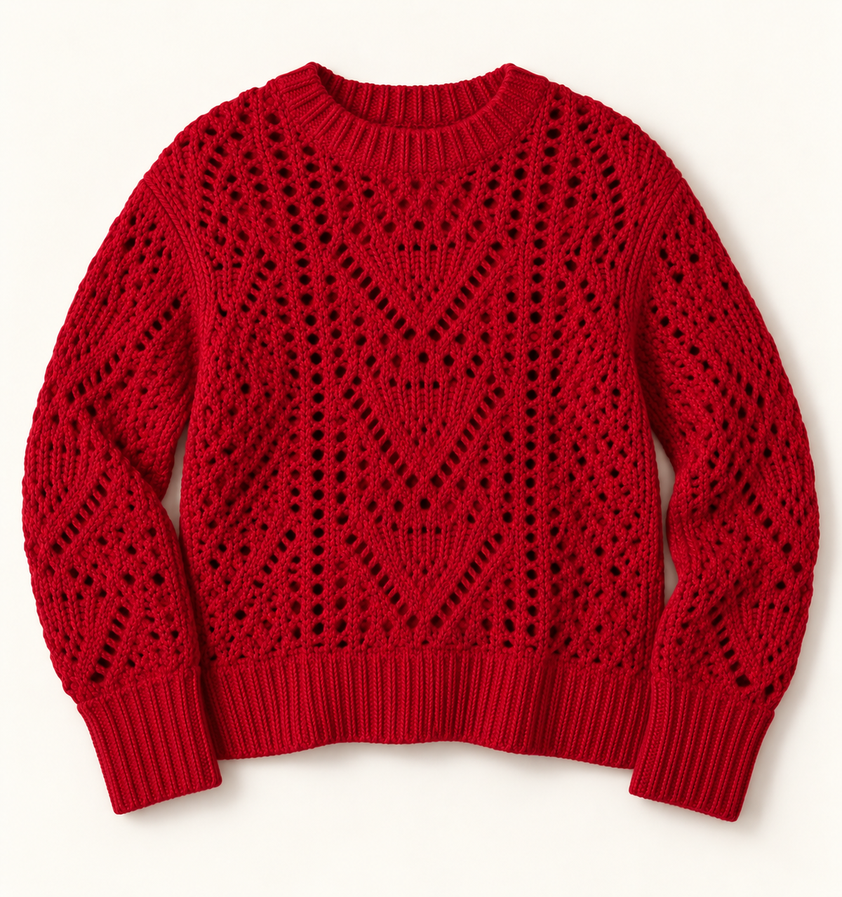 White and Warren Cashmere Blend Stitchy Crewneck 21877