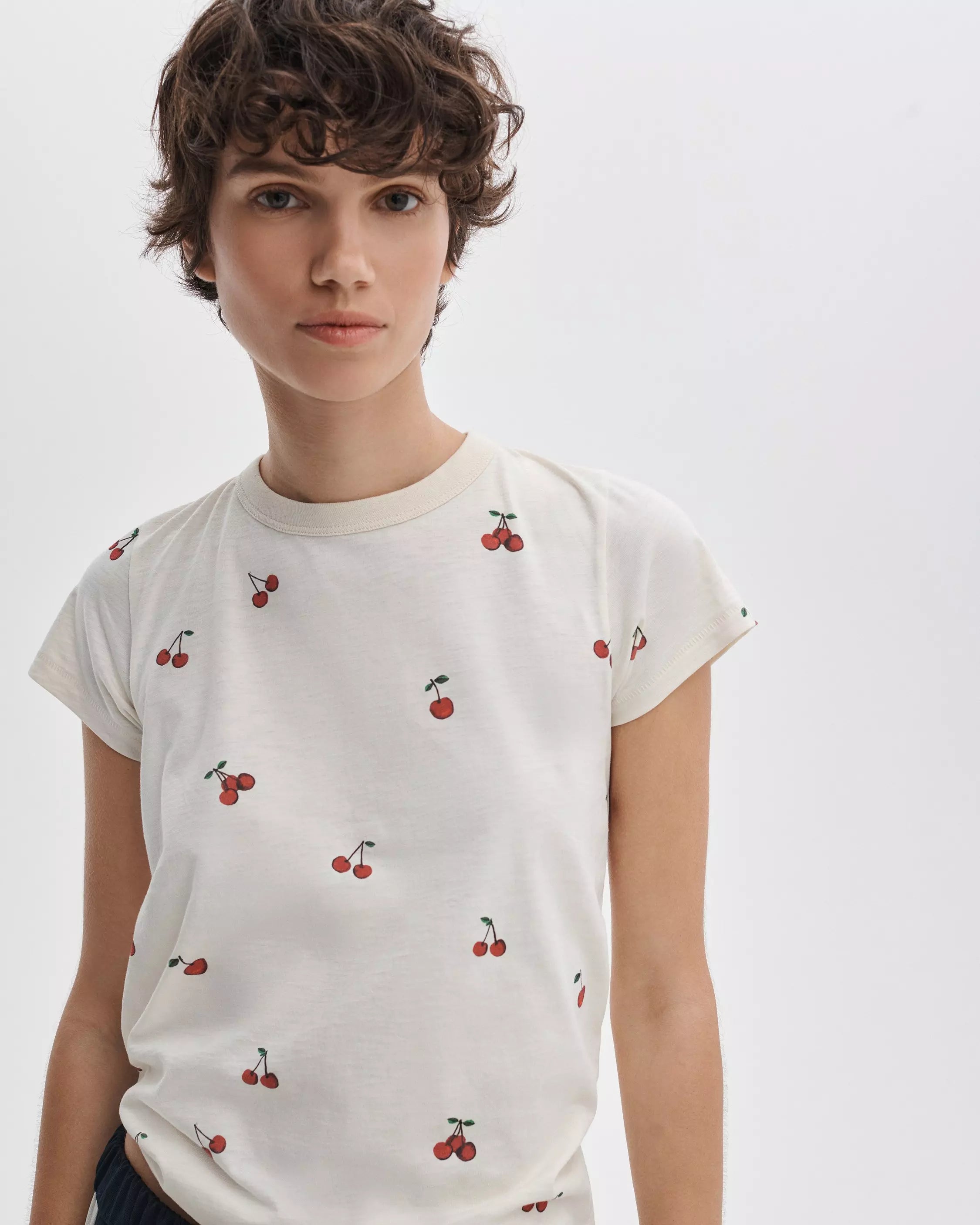 Rag & Bone Cherry Graphic Tee Shirt