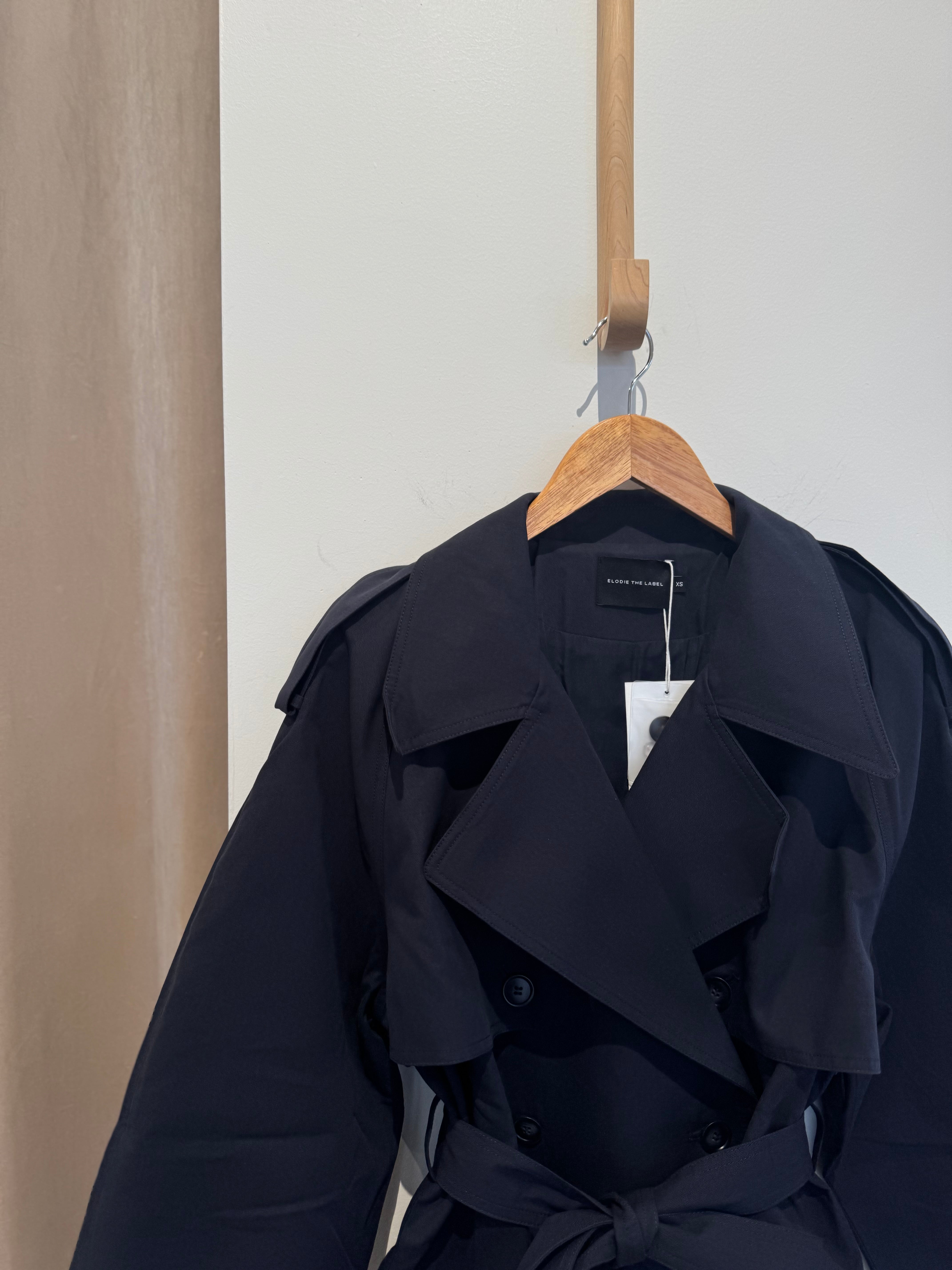 Elodie the Label Eleanor Cropped Trench Coat