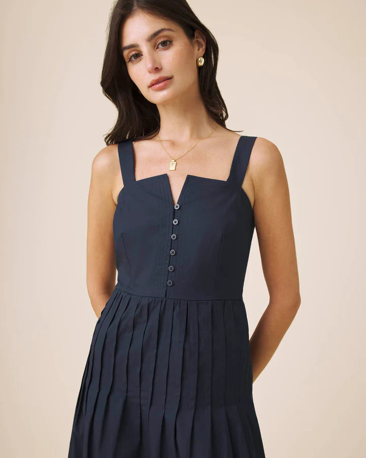 Splendid Maggie Poplin Midi Dress RM6D430