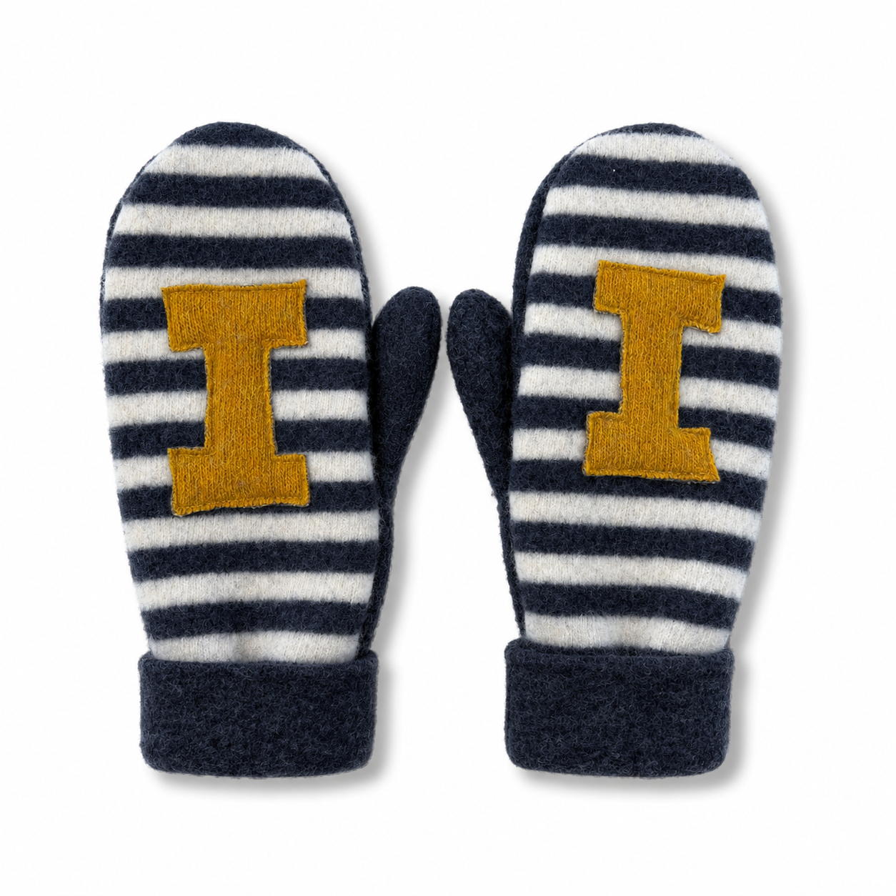 Catherine's Game Day "I" Embroidered Handmade Mittens