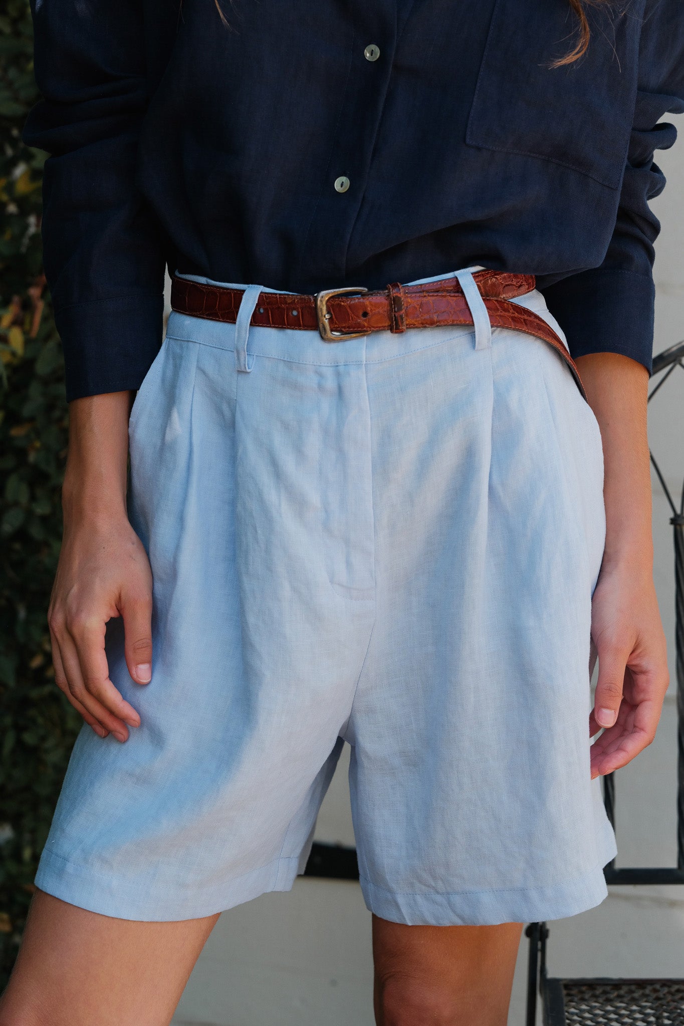 Donni The Linen Pleated Short 0018